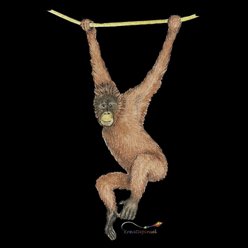 Orang-outan, un singe de la forêt tropicale