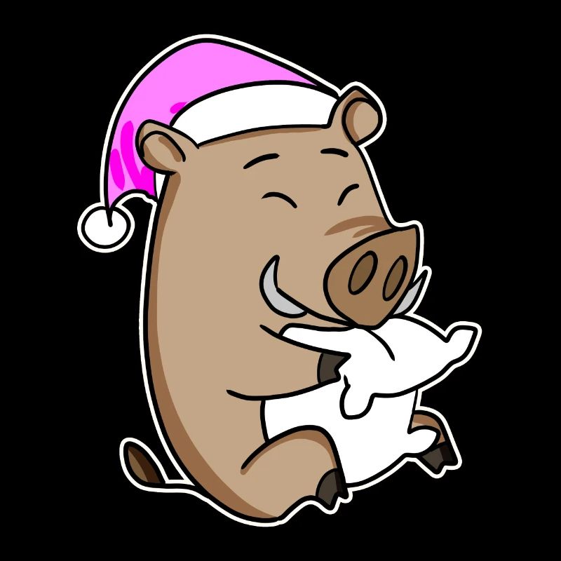 Sanglier avec oreiller et bonnet de couchage