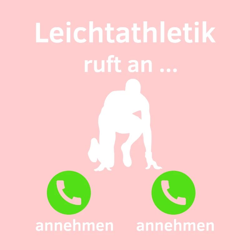 Leichtathletik ruft an - annehmen oder annehmen?