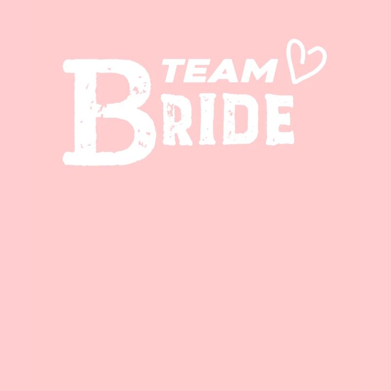 Team Bride Motiv mit Herz