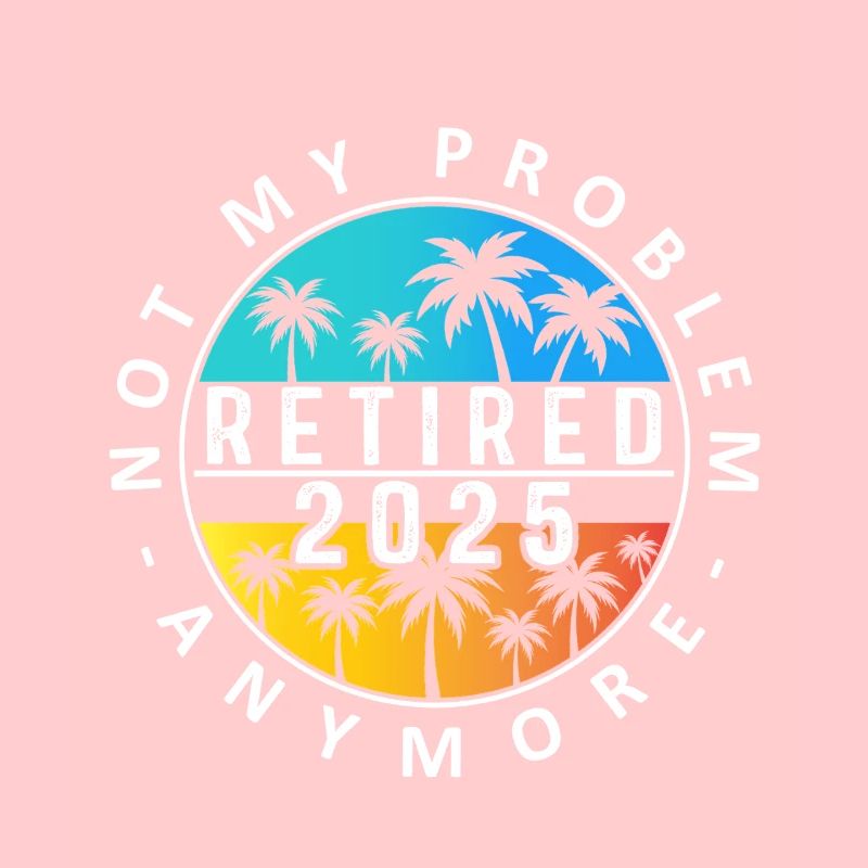 Retraité 2025 Palm Sunset Design