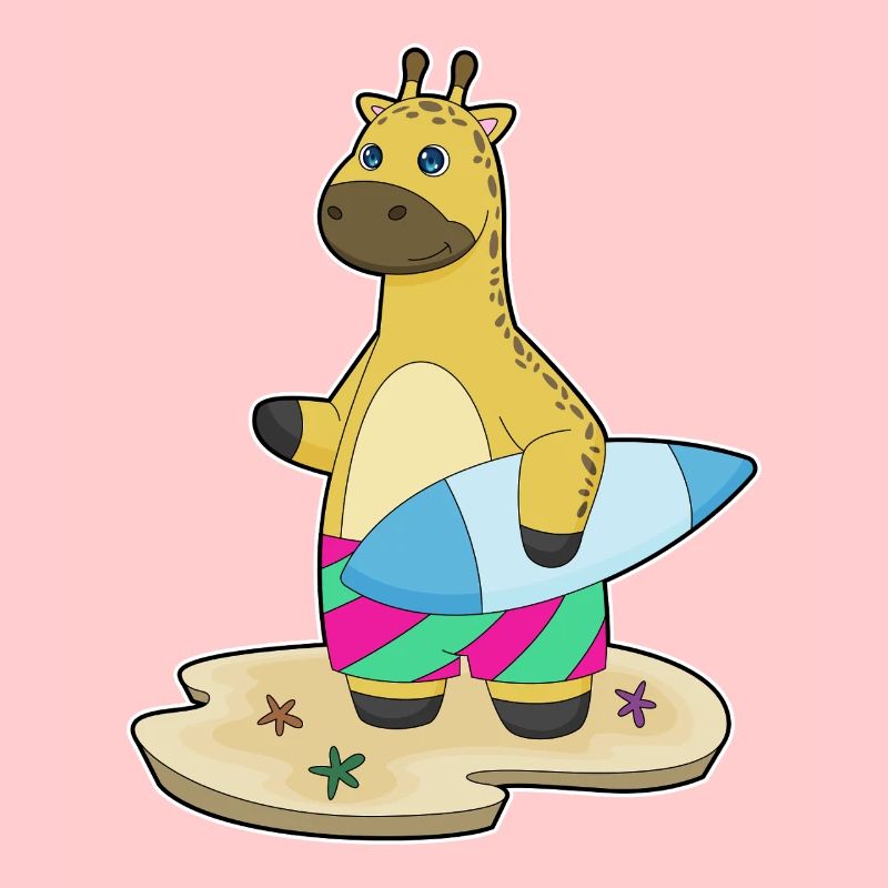 Planche de surf Giraffe Beach Été