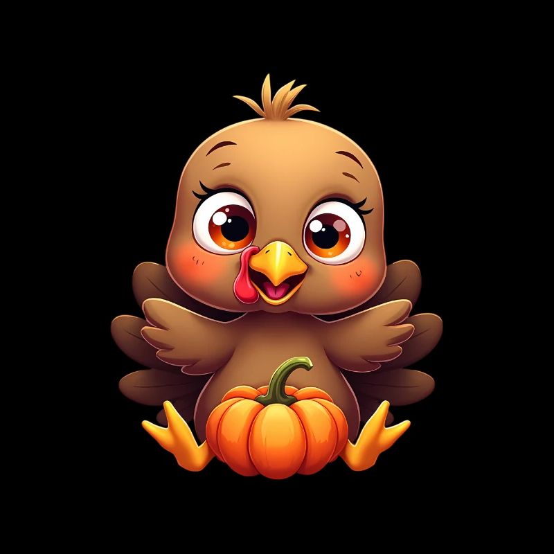 Bébé dinde de Thanksgiving