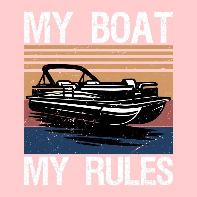 My Boat My Rules Funny Boating Captain Gift