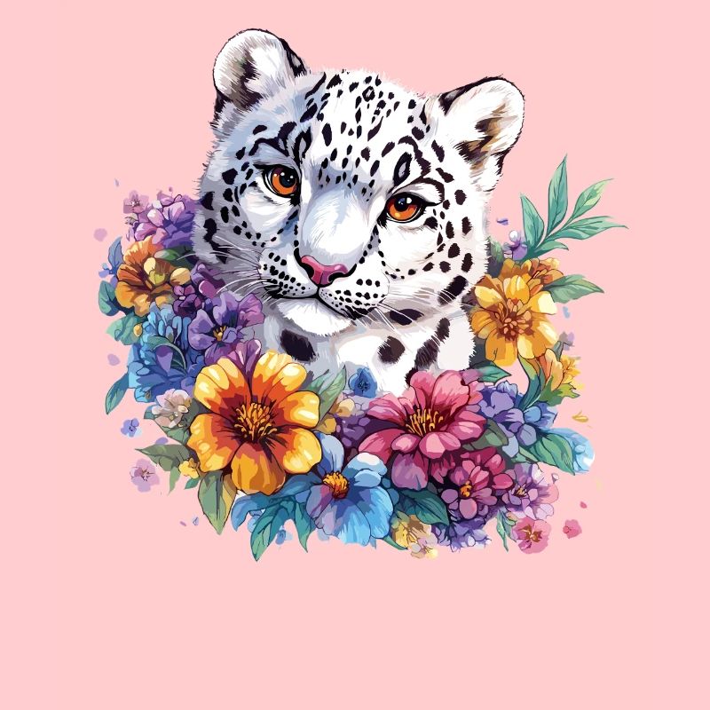 Leopard Blumenzauber