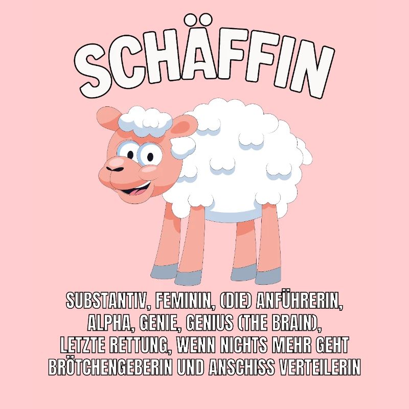 Schäffin - Alpha Schaf mit Sonnenbrille