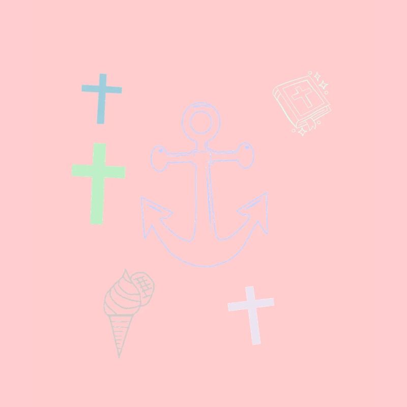  Anker Kreuz Eis maritim