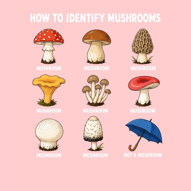 Comment identifier les champignons drôle