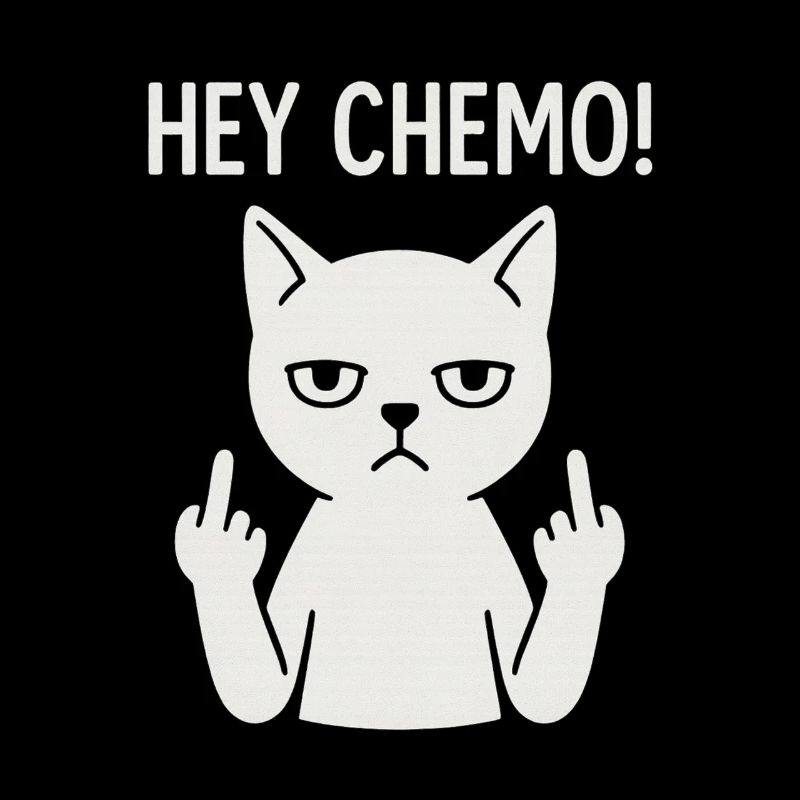 Chat de soutien chimio-chimio-insolent