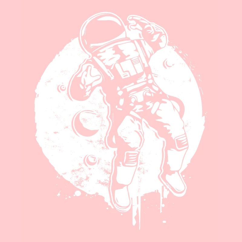 Moon Astronaut Space Rocket Alien