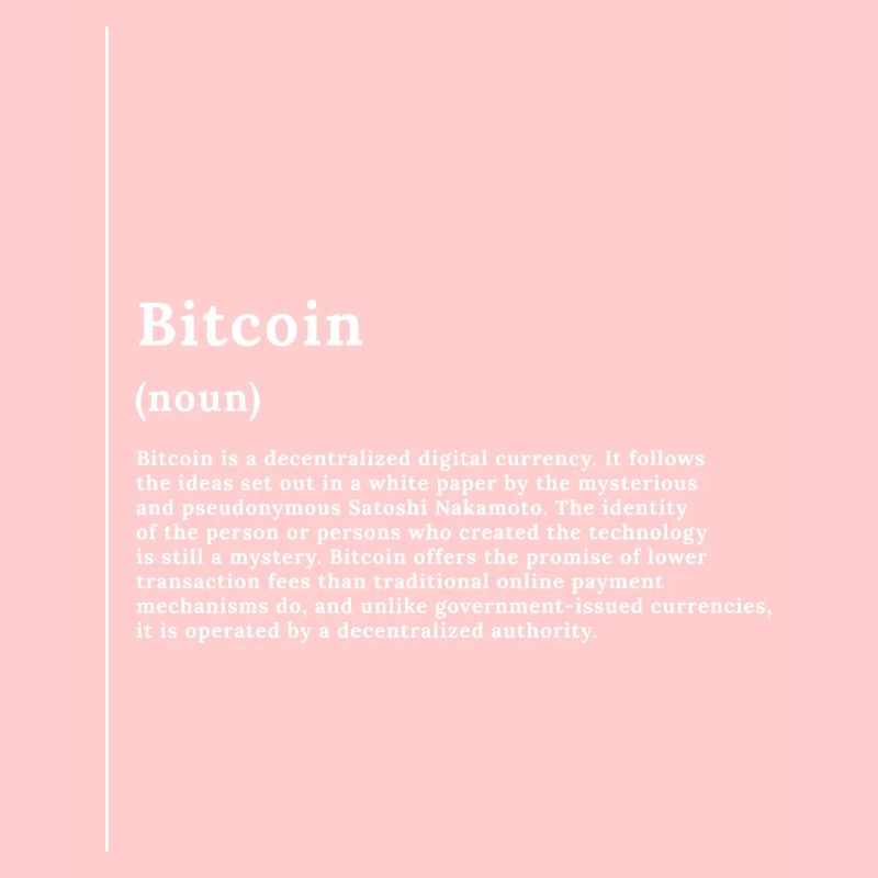 Bitcoin Monochrome Glyph Tee