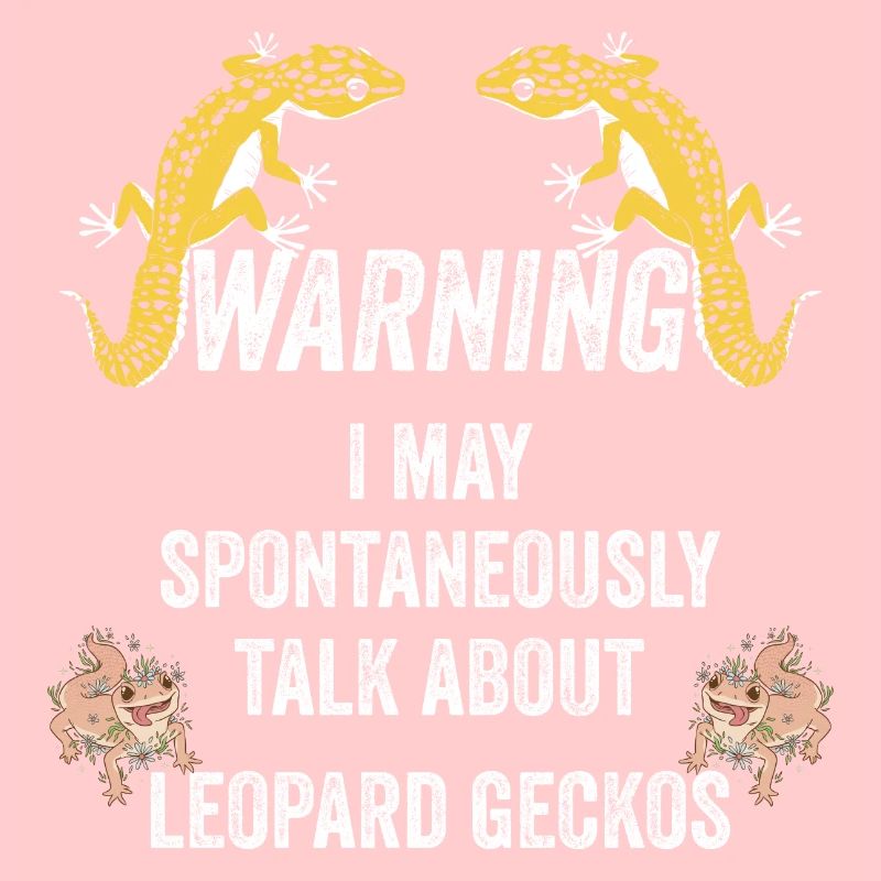 Warning can spontaneously talk about leopard gecko