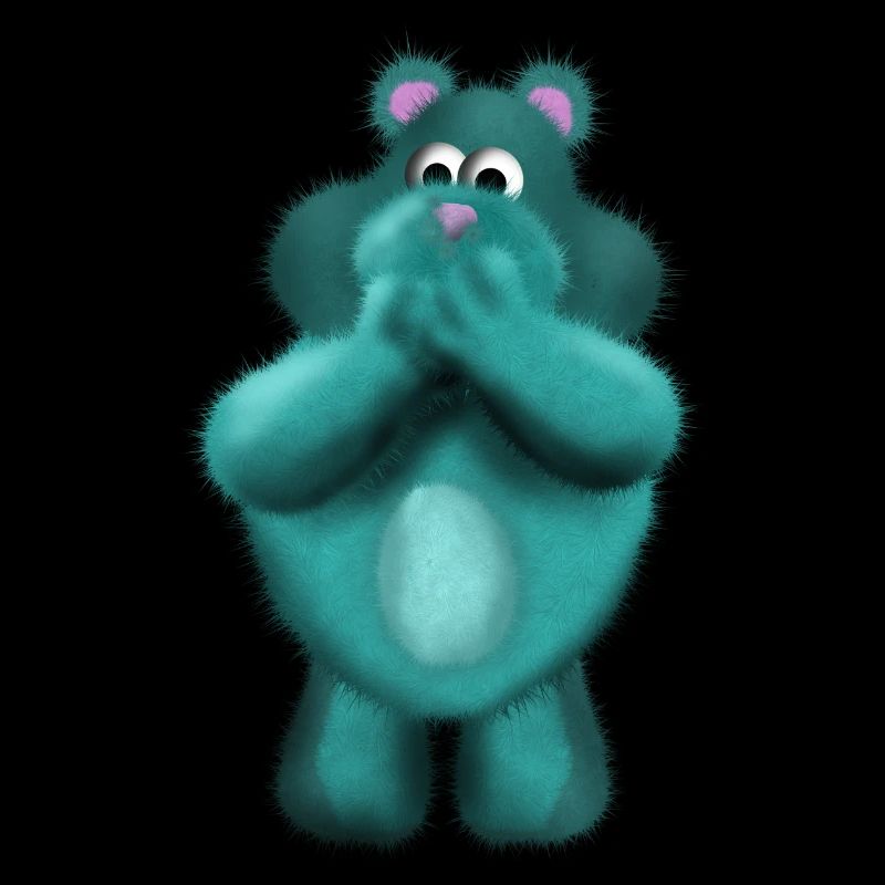 Fluffy the fluffy teddy bear