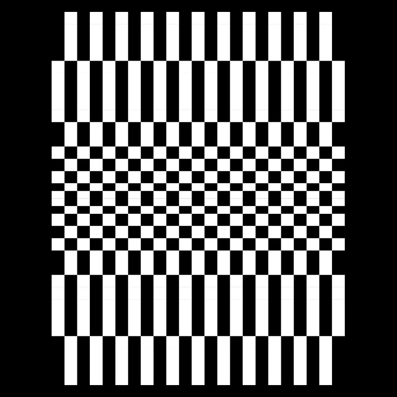Conception du motif à damier