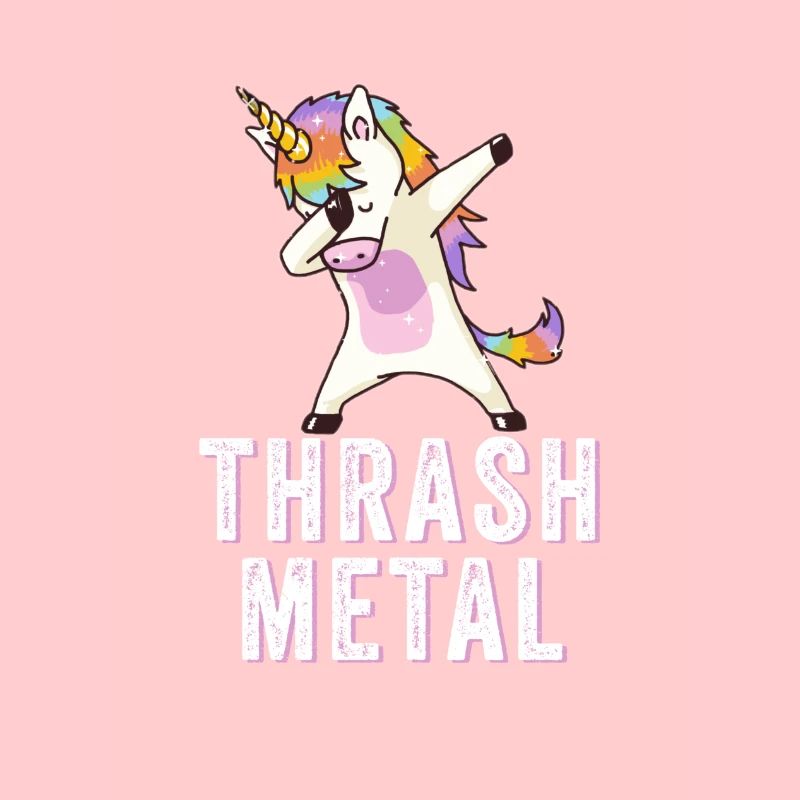 Thrash Metal Dabbing Einhorn