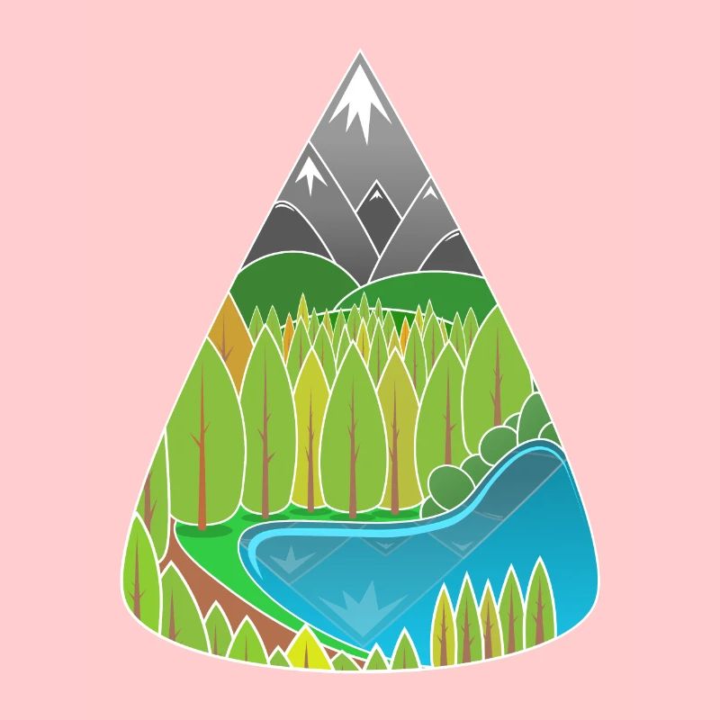 Alps Mountain Lake Forest Magic