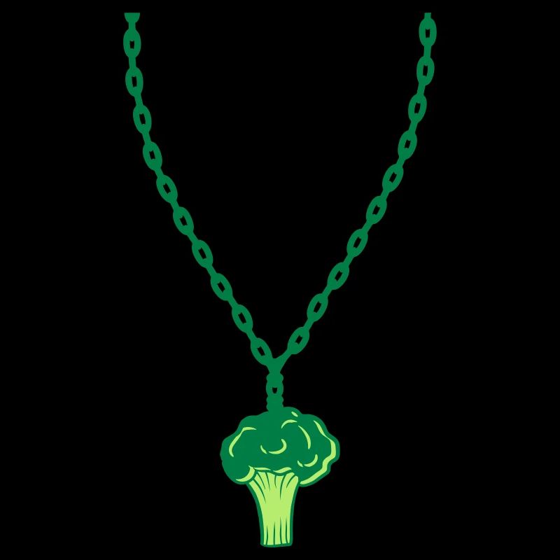 collier brocoli bijoux sain vitamines