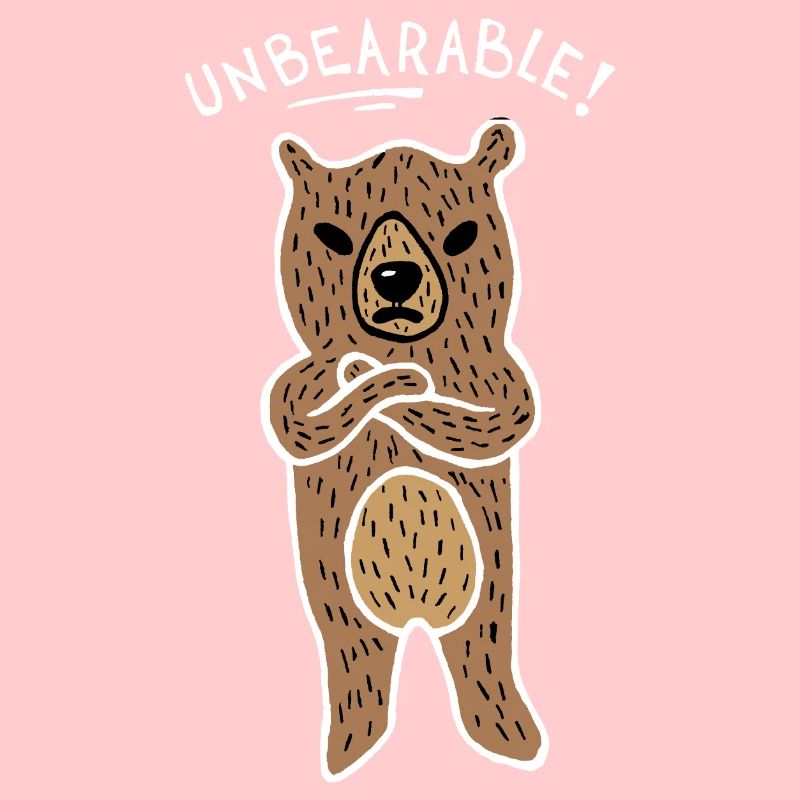 Ours insupportable (Blanc)