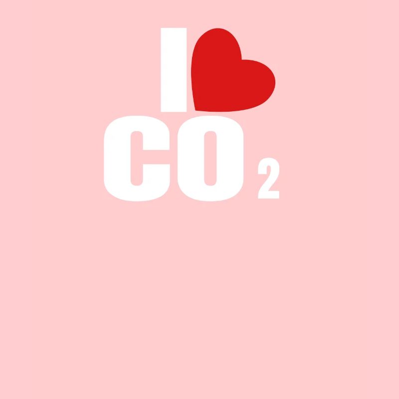 Ich liebe CO2 Kohlenstoffdioxid