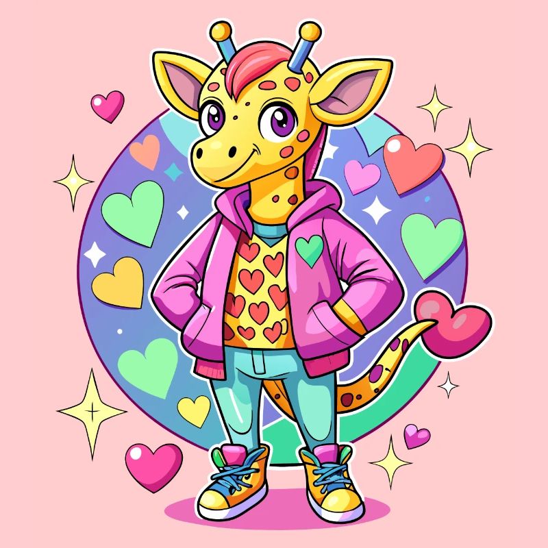 Giraffe Parade: Cool Giraffe