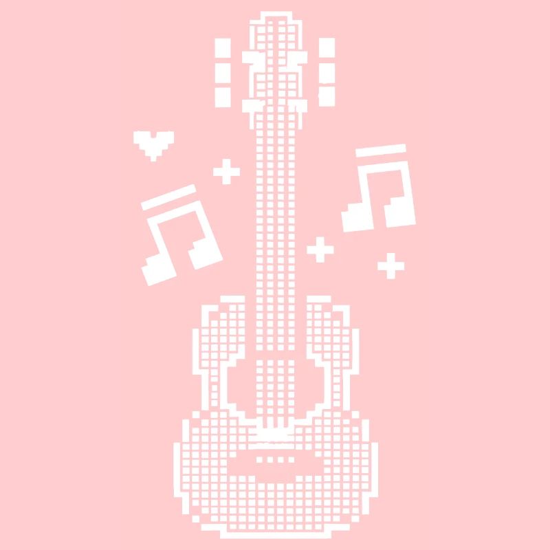 Ukulele Pixel Kunst