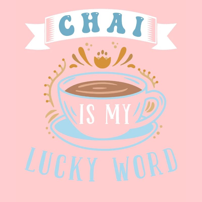 Chai Latte Tee trinken Teetrinker