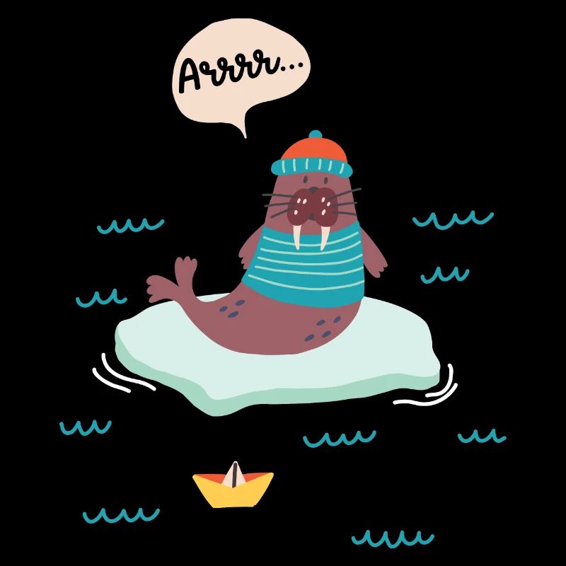 Walross Seemann Eisscholle