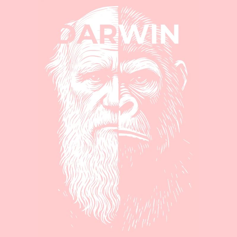 Darwin Gorilla Split Portrait Design