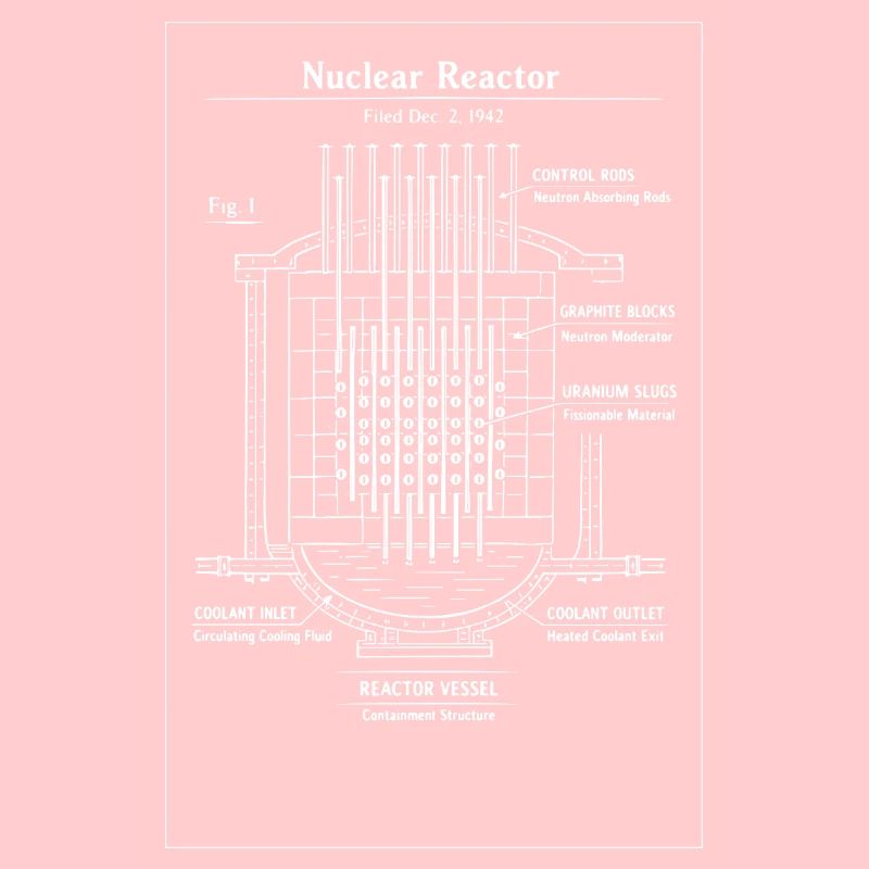Plan directeur du réacteur nucléaire