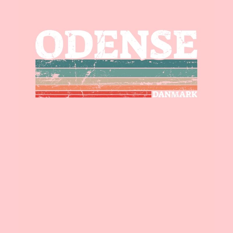 Odense Denmark Vintage Danish Retro Dane