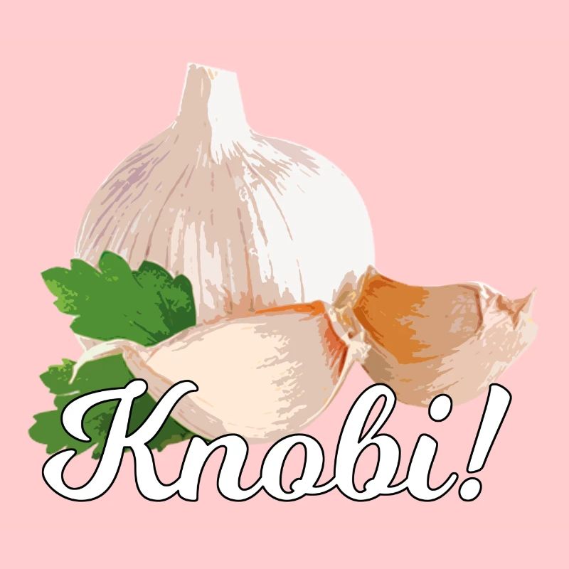 Knoblauch / weiße Schrift