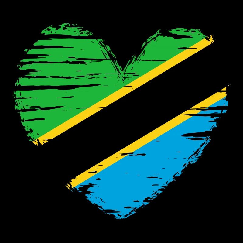 Drapeau drapeau de la Tanzanie drapeau