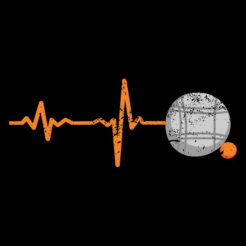 Gift Heartbeat Boule Petanque
