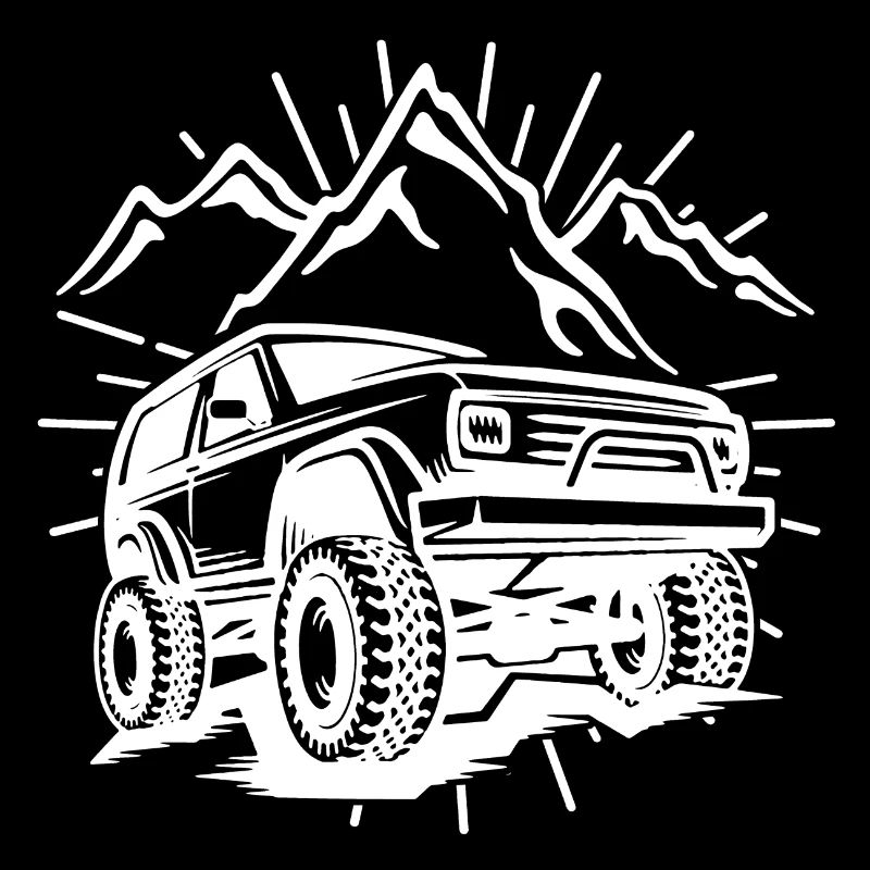 Car SUV SUV Jeep Terrain Mountain Tuning PS