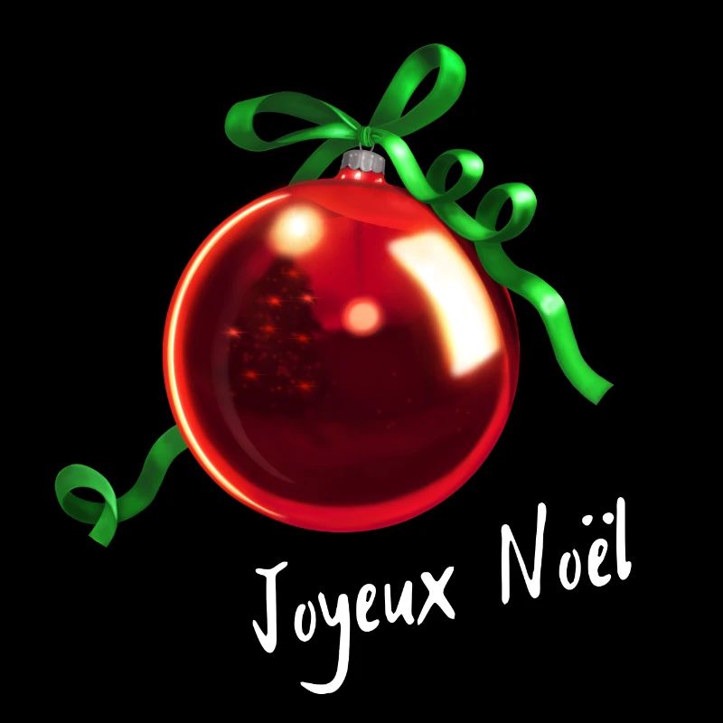Christbaum Kugel Joyeux Noël