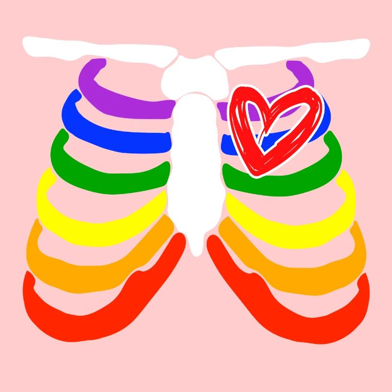 Bunter RegenbogenFlaggenGay PrideTShirt Entwurfs