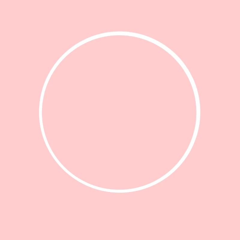 White circle frame
