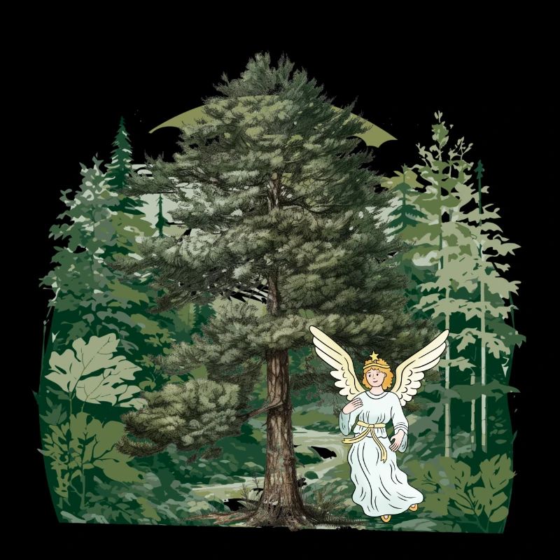 Forest nature wilderness angel creation trees tree
