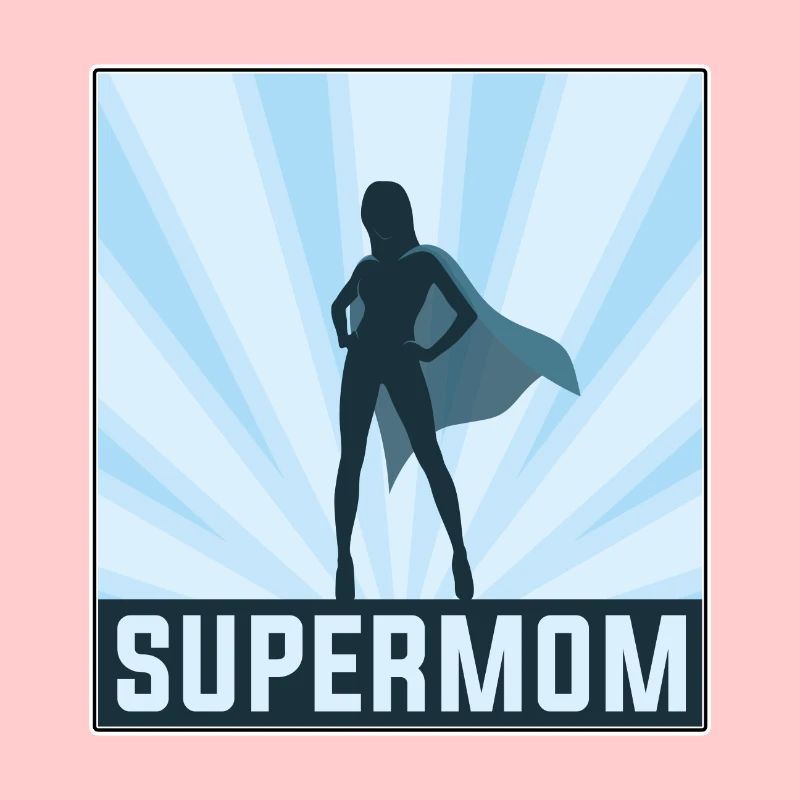 Supermom Mutterschaft Super Mama Mutter Superheld