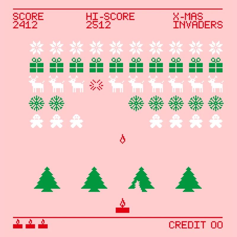 Invaders de Noël (tricolore)