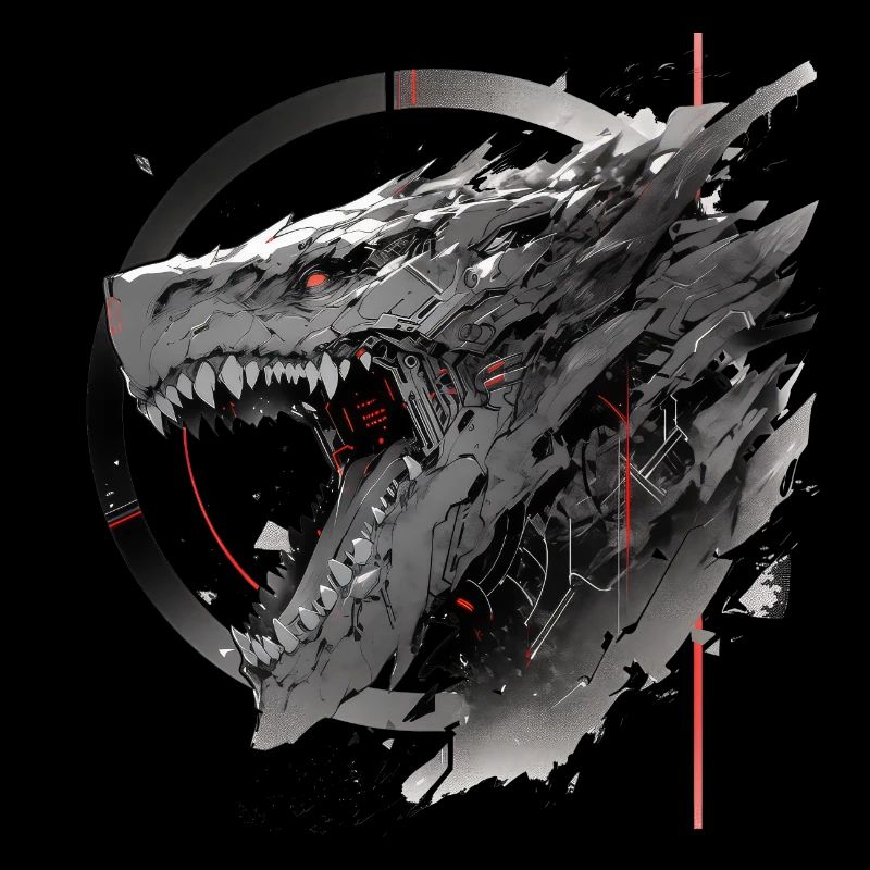 Mecha Animal Tiger Wolf Fox Dino Bear Cyborg