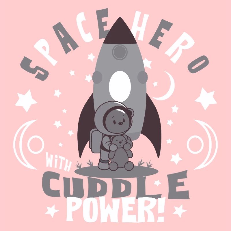Astronaute avec ours en peluche