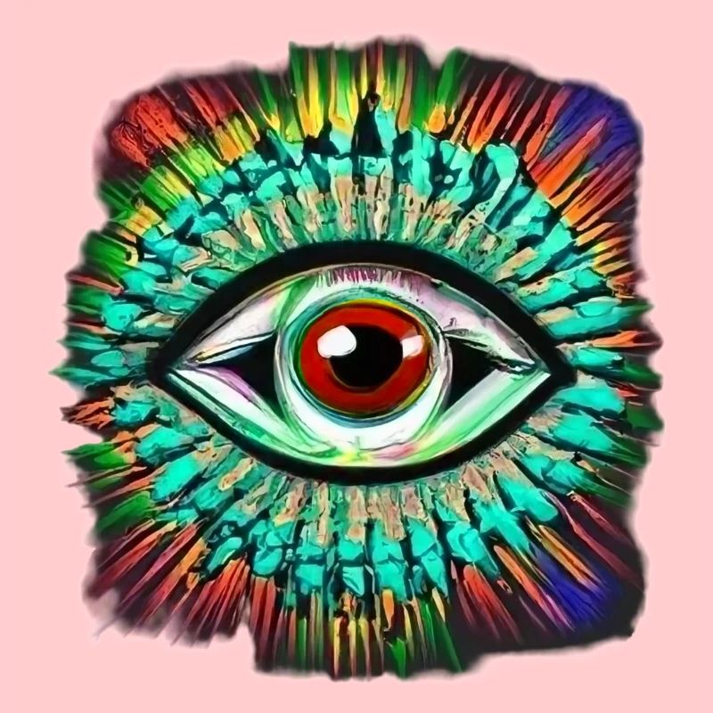 Psychedelisches Auge