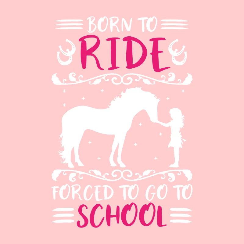 Fille de cheval née pour monter forcée d’aller à l’école