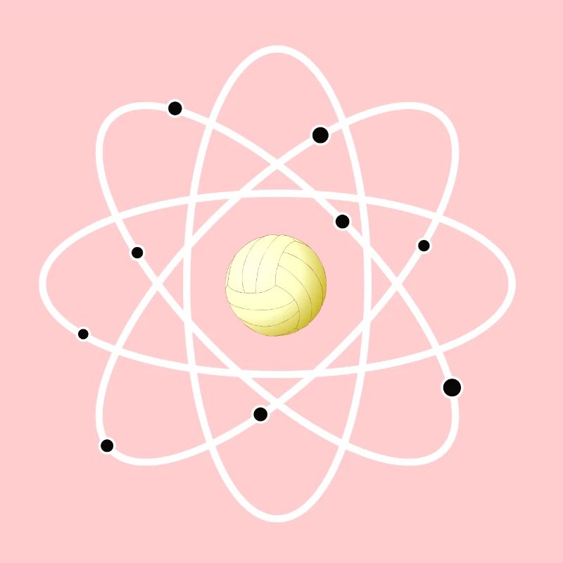 Atom Volleyball Molécule Sport ADN