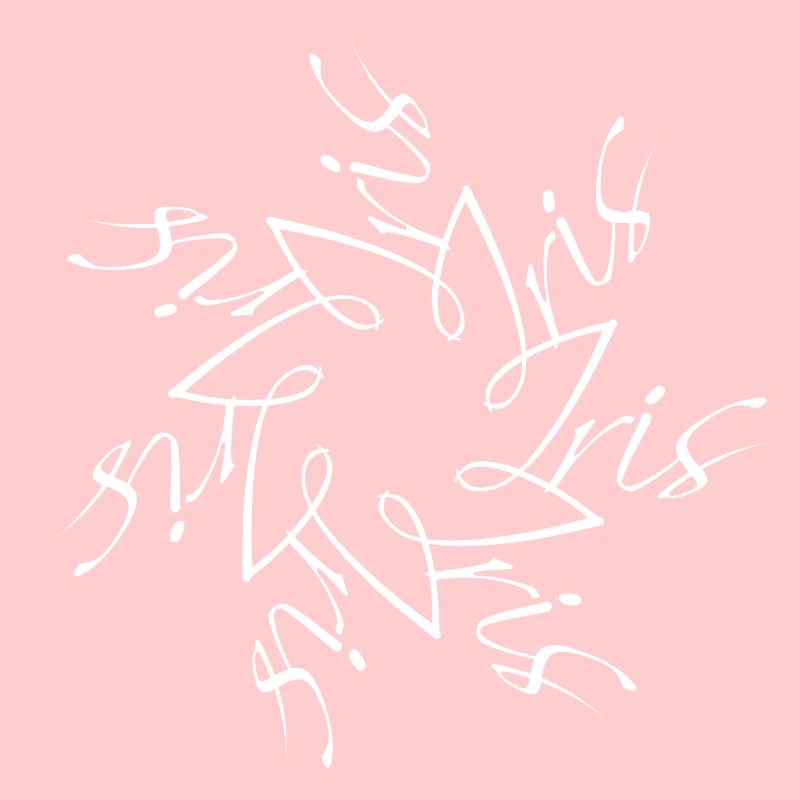 Iris Name Namensmandala