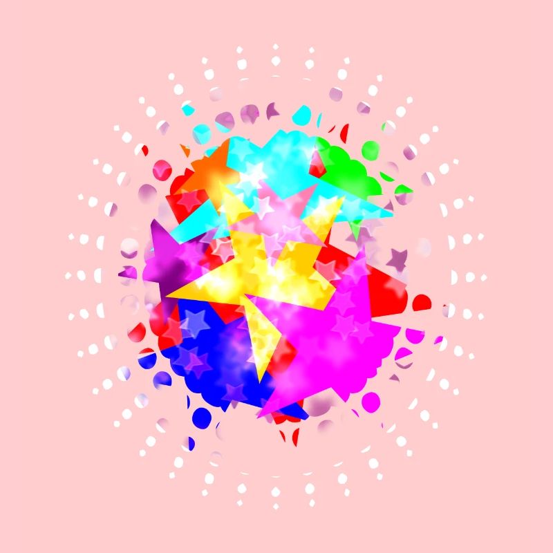 Colorful Stars -Bunte Sterne