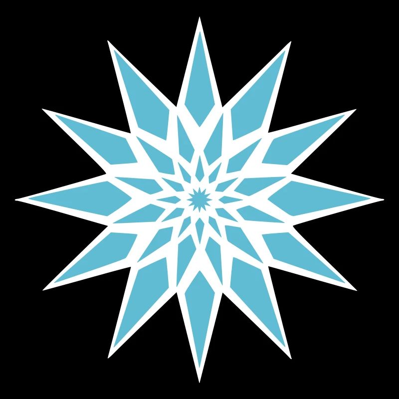 Cristal de glace étoilée