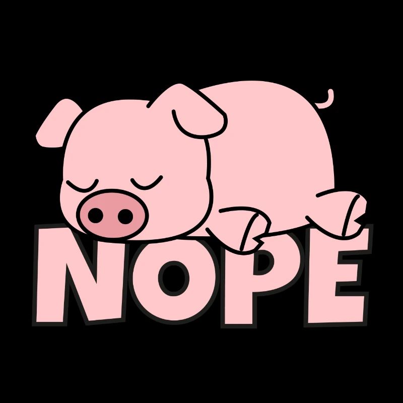 Nope cochon doux cochon