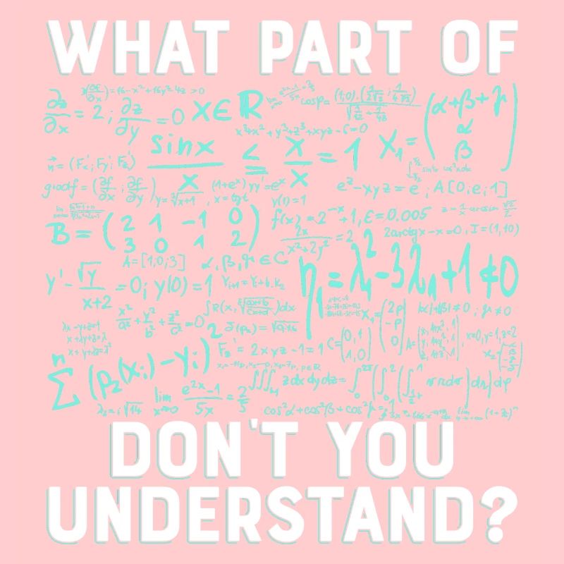 Math science complicated funny gift